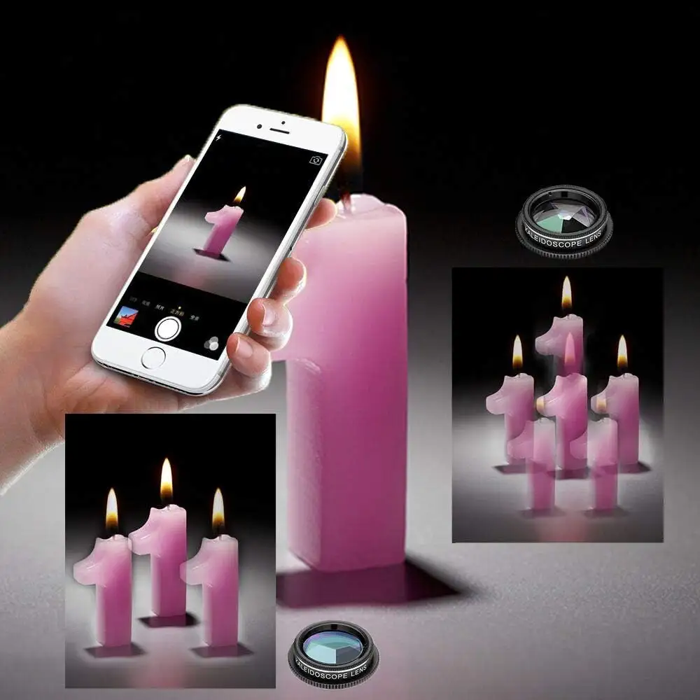 Godefa Phone Camera Lens Kit, 14 in 1 Lenses with Selfie Light for - 61YBUG1